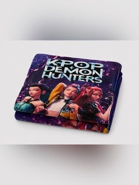 KPOP Demon Hunters Soft Plush Blanket – Brand New in Packaging